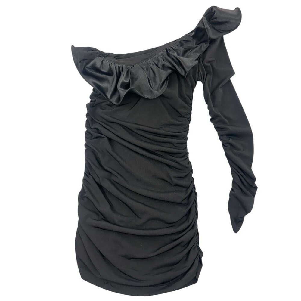 Y2K Arden B. Ruffled One Shoulder Mini Dress - Picture 2 of 9